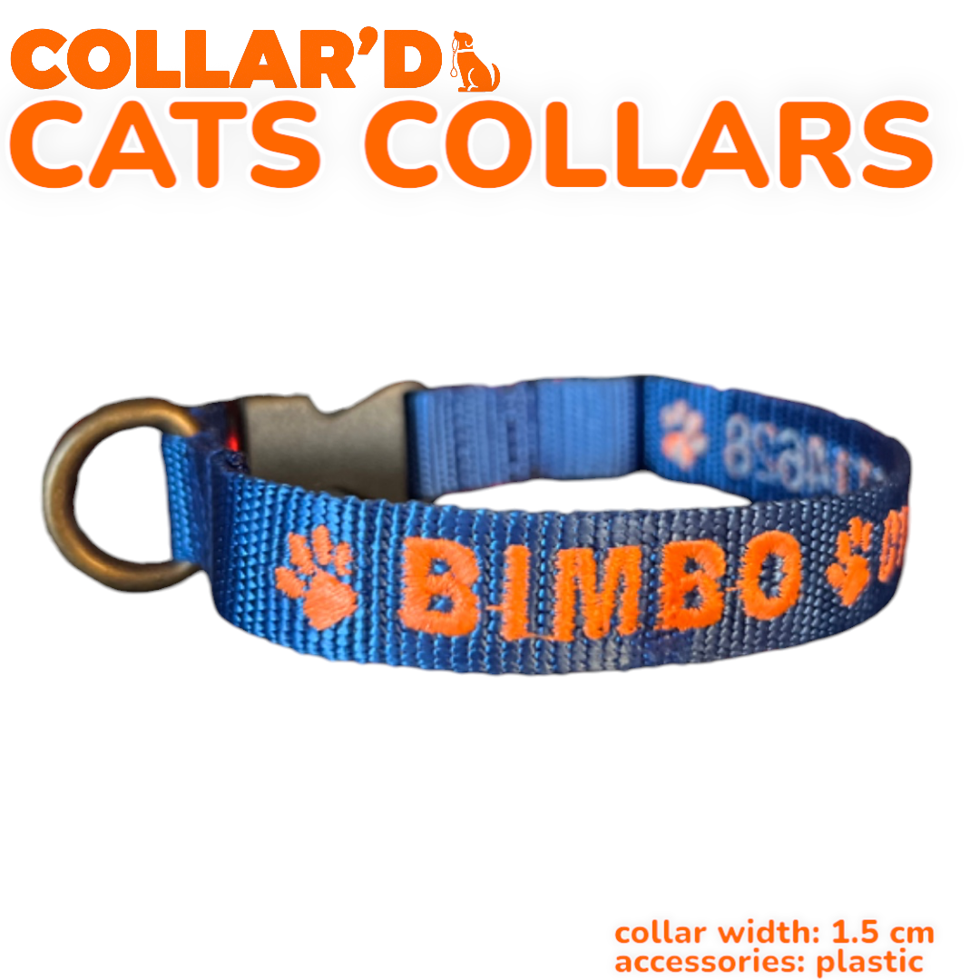 Cat Collars - 1.5 cm width