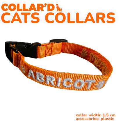 Cat Collars - 1.5 cm width