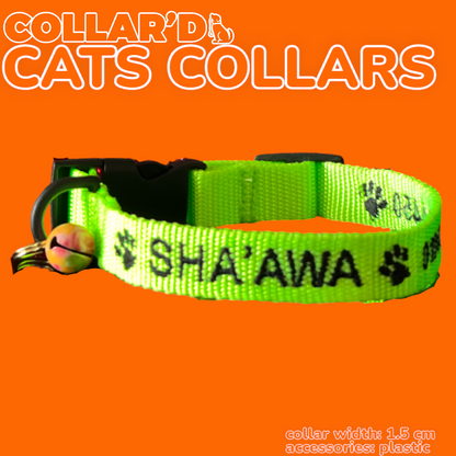 Cat Collars - 1.5 cm width