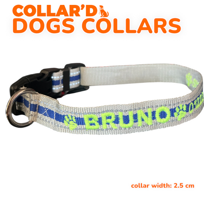 Reflective Dog Collars - 2.5 cm width